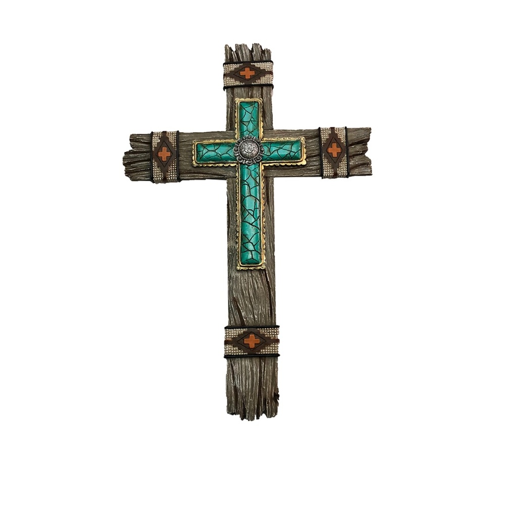 Southwest Turquoise Wall Cross